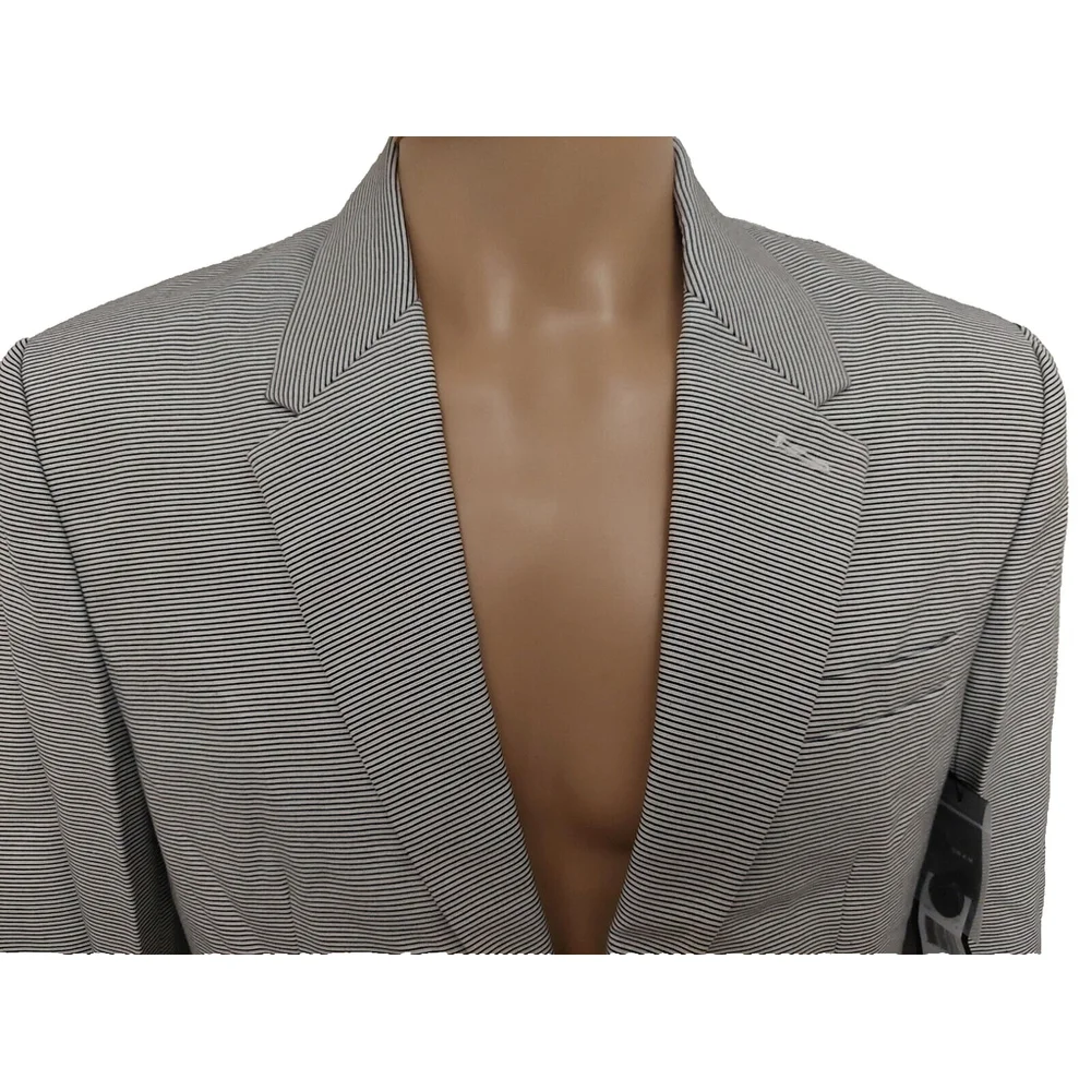 Marc by Marc Jacobs Mens White & Blue Cotton Blazer Suit Jacket Sz L NWT $498